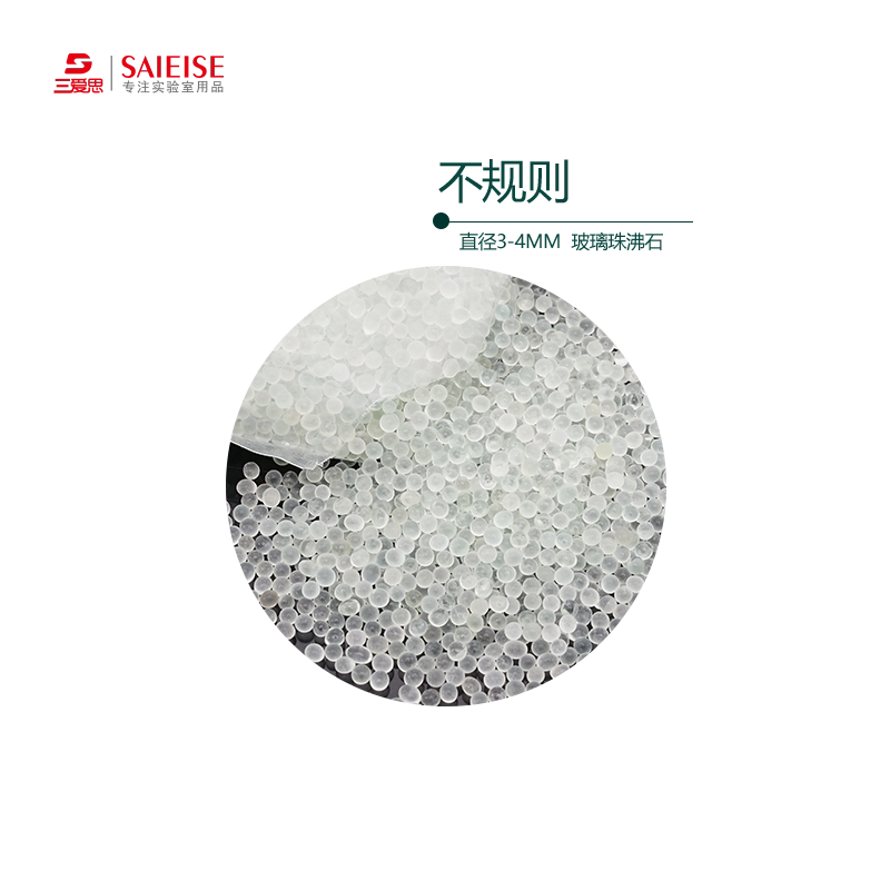 Sanaisi glass beads irregular zeolite