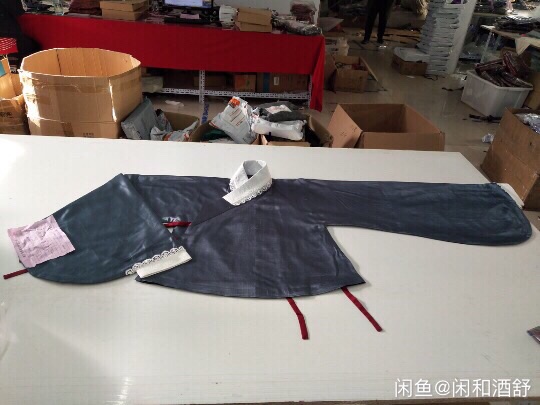 Hanfu short shirt custom short shirt Incoming collar short shirt Vertical collar short shirt round neck short shirt custom fee