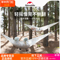 Naturehike super light mulberry printed hammock outdoor double park camping swing childrens anti-rollover