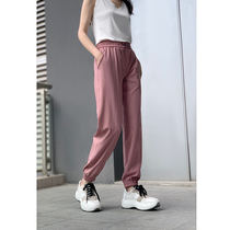  It is recommended that two pairs of thin breathable elastic and slippery~High street fashion thin casual sports fitness yoga pants