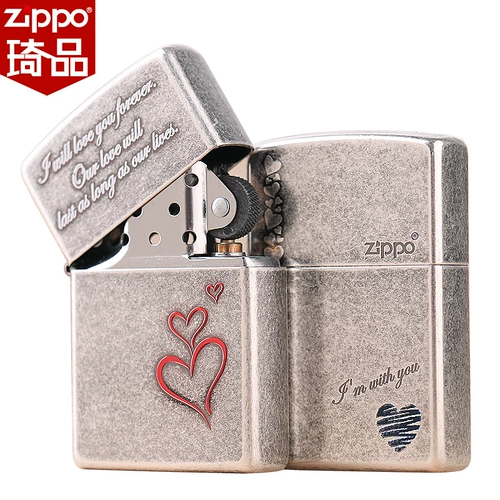 Подлинное Zippo более легкое подлинное оборудование оригинальное мужское Zppo Original Zipoo Eternal Love Coal Zoop