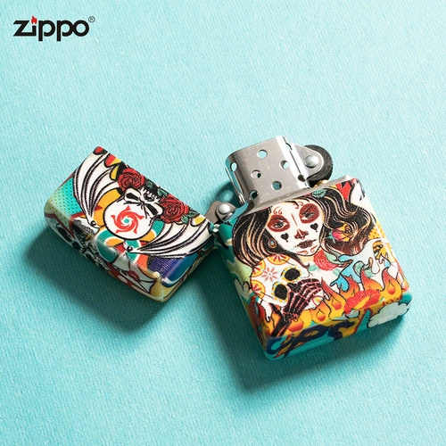 Подлинный Zippo более легкий подлинный американский Zppo Original Zipoo мужской череп мексиканский zoop Zoop нежить