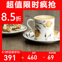 Michael Aram Golden Pomegranate Series Porcelain Tea Set Tea Cup Afternoon Tea Coffee Cup and Saucer Set