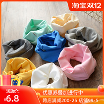 Childrens scarf bib cotton neck cover baby boy girl scarf warm scarf 2