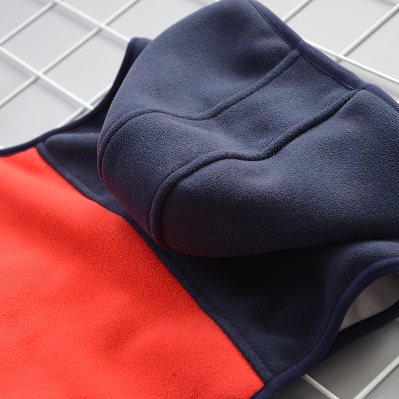 Trẻ em cộng với nhung ấm áp lông cừu bé trai và bé gái trùm đầu mùa đông vest vest bé mùa đông ấm áp shop trẻ em
