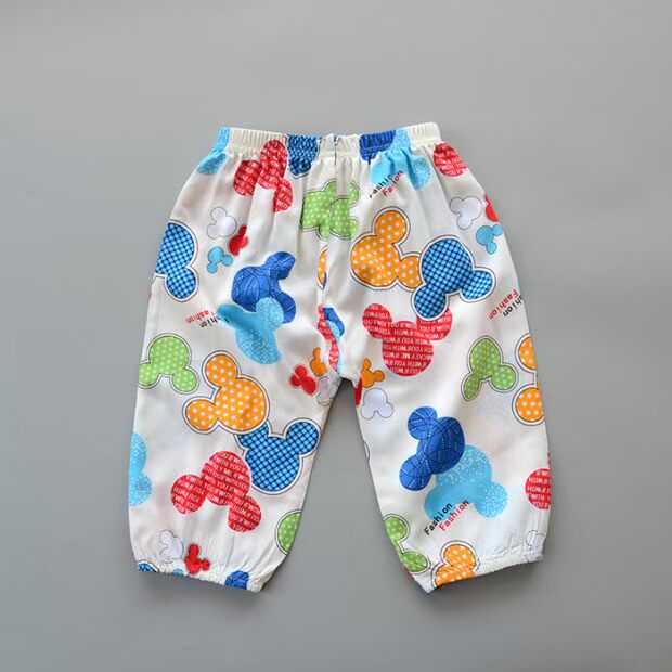 Quần short cotton cho bé trai Quần mỏng Quần short cotton mùa hè Quần đầu gối Quần bé 7 điểm - Quần quần xinh cho bé 