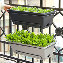 Home Building Balcony Planting special racks Indoor and outdoor wide mouth Multi-meat flowerpots Vegetable Strawberry Planting Box Theorizer