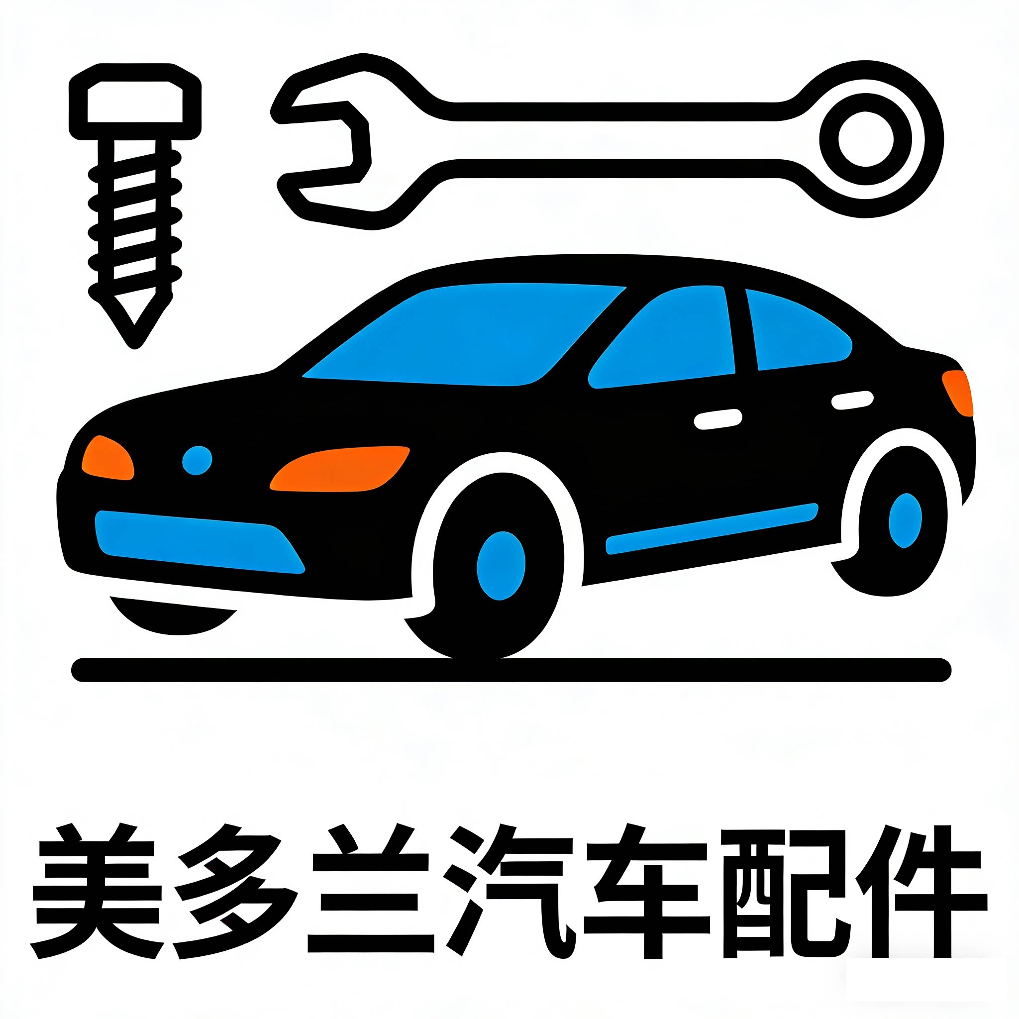 美多兰汽车配件的LOGO
