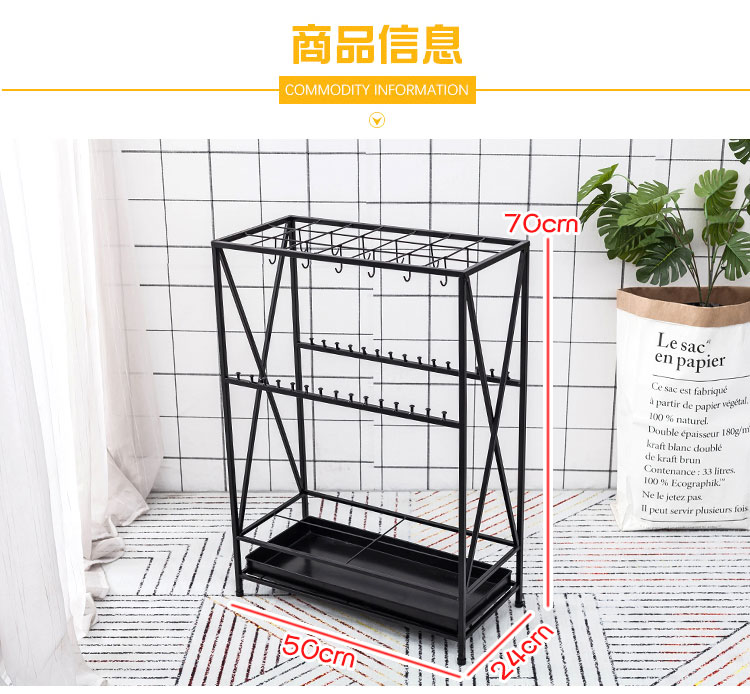 Ô đứng sảnh khách sạn lối vào châu Âu Tùy chỉnh logo lưu trữ hộp hiển thị hộp văn phòng nhỏ ô móc nước lưu trữ giá - Kệ kệ inox treo tường
