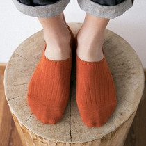 Socks mens tide ins boat socks Silicone non-slip pure cotton shallow mouth summer invisible deodorant socks breathable low-top summer