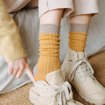 gao yao wa children socks autumn long dui dui wa Korean Japanese autumn and winter cotton net red high stockings