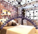 Пурпурно -вырезанные бусины DIY ручной материал из бисера ручной работы фэн -шуи занавес занавес капрал хрусталлический капрал.