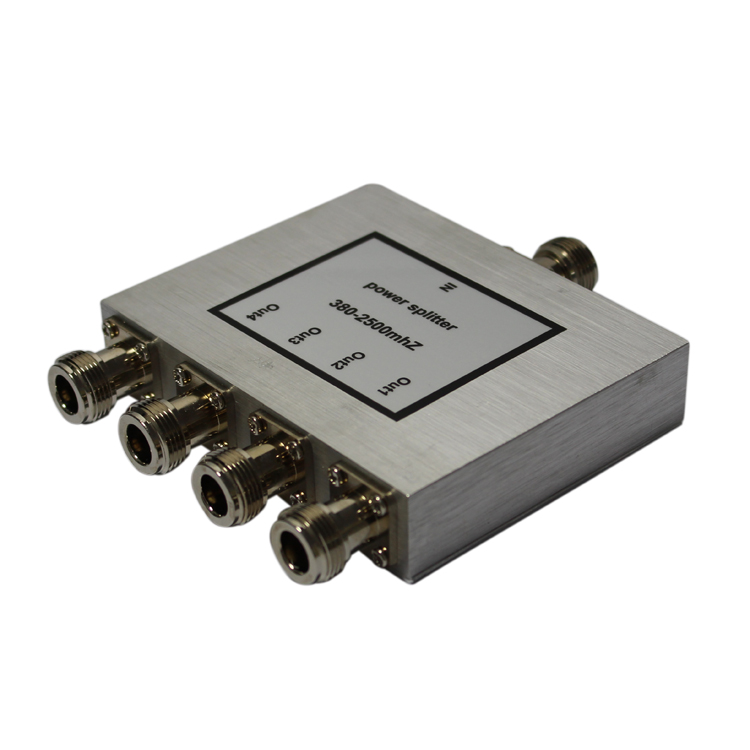 AolKee 1 split 4-power divider 380-2500MhzNK connector WOC signal allocator RF radio frequency power allocator