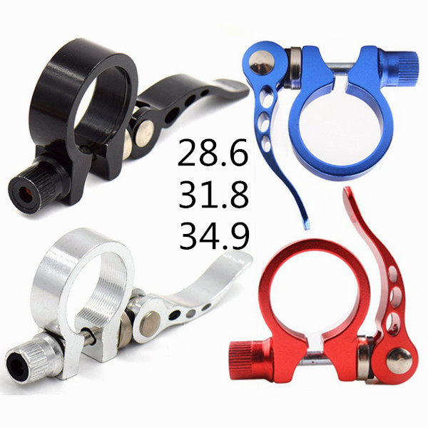 Colour seat pipe clamp 28 6 31 31 8mm 34 9mm 9mm pipe clamp aluminium alloy quick detached sitting pipe clamp