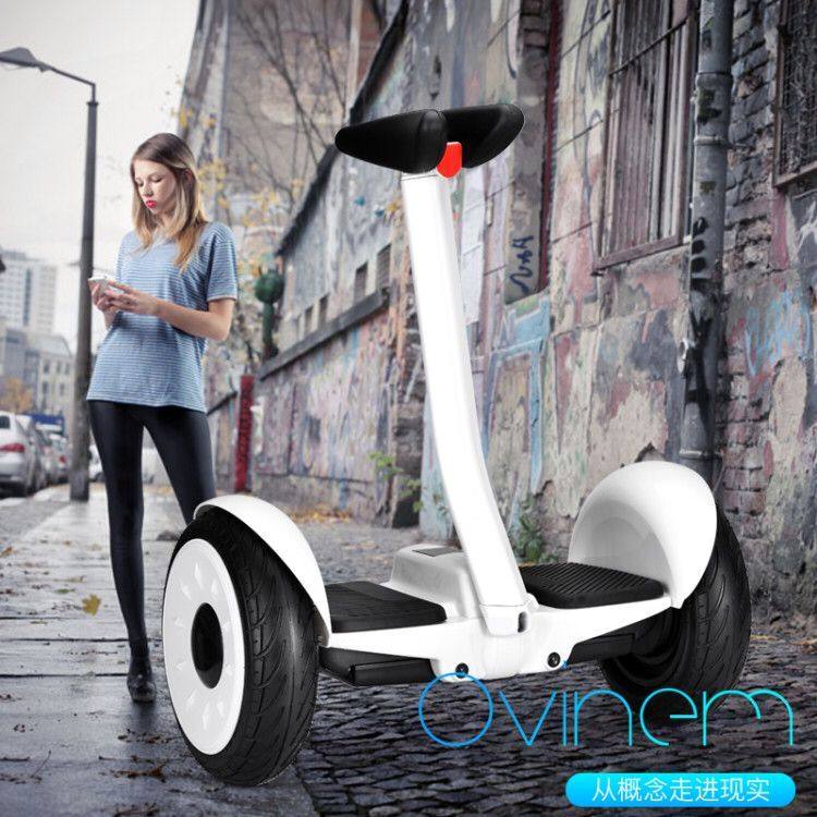 Ou Ning children's balance car electric two-wheel intelligent thinking folding bicycle travel lithium battery adult camouflage two-wheel