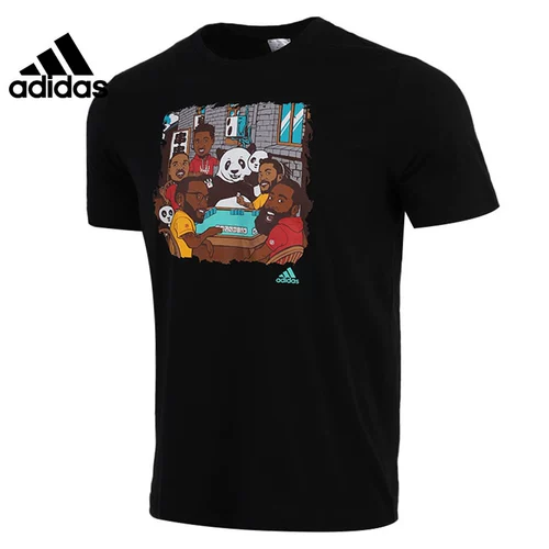 Adidas, спортивная баскетбольная футболка с коротким рукавом