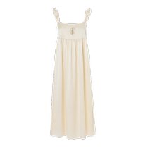Brutalist Little Lily of the Valley 22 Mumi Silk Long Suspender Dress Long Nightgown Home Clothes Pajamas Birthday Gift