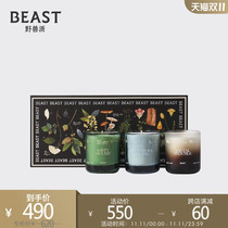 THEBEAST Fauvism home fragrance candle exploration gift box 100g * 3 aromatherapy birthday gift set