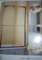 Kujinan overall shower room bathroom partition isolated fan type simple shower room shower curtain shower room sliding door pin