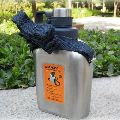 Портативный вместительный и большой ретро чайник из нержавеющей стали для путешествий, США