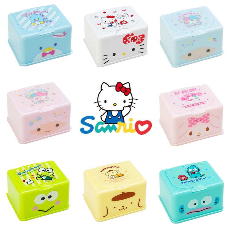 Japan Kitty Melody Melody Gemini Yugui dog desktop storage box bomb cover storage box