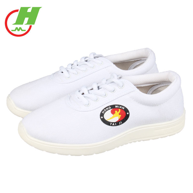 Red cotton Tai Chi shoes canvas beef tendon bottom soft bottom wear-resistant martial arts training shoes for women, boys and children Tai Chi practice sports shoes