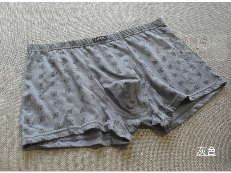 莎 880 Đồ lót nam 100% Cotton Cotton Mid-eo Eo In Quần bốn góc Đồ lót nam đóng hộp đồ lót đẹp