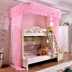 lưới giường ngủ trẻ em trên sàn ray tủ quần áo giường ngủ cụm 1,2m 1,5m thang tủ chân không đâm vào tường - Lưới chống muỗi Lưới chống muỗi