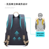 Ретро книга из ткани, ранец для школьников, японский трендовый вместительный и большой рюкзак, ноутбук, подходит для подростков, простой крой