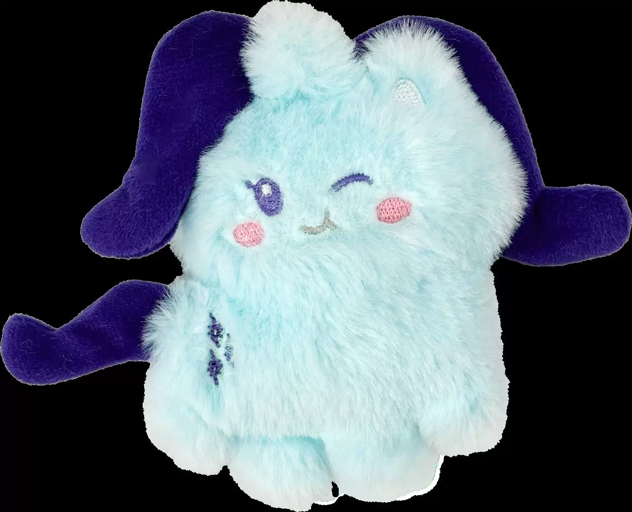 Plush pony pendant keychain, cute soft doll 10.9×8×7.5 cm, 0.25 kg, multiple styles