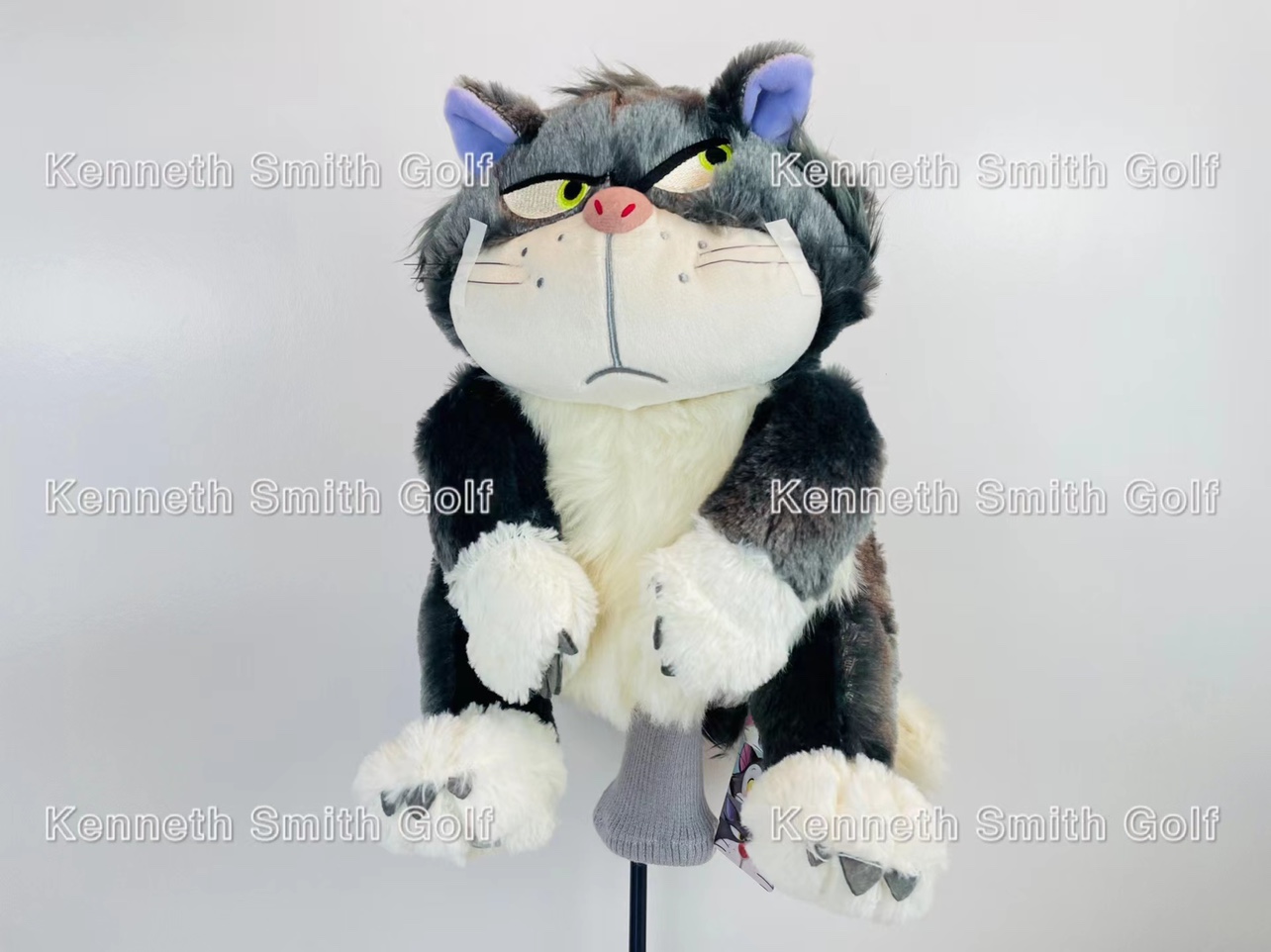 Lufaxi stubborn eyes cat golf driver set pet doll head set golf supplies