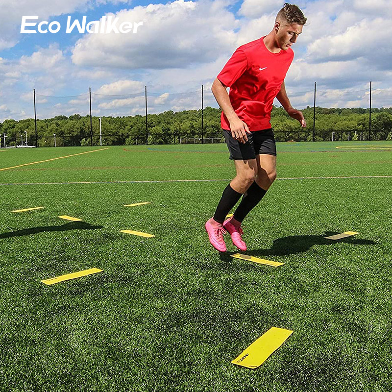 Free Assembly Football Logo Disc Children Basketball Indoor Home Pace Agile Fitness Training Aids Equipment Mat