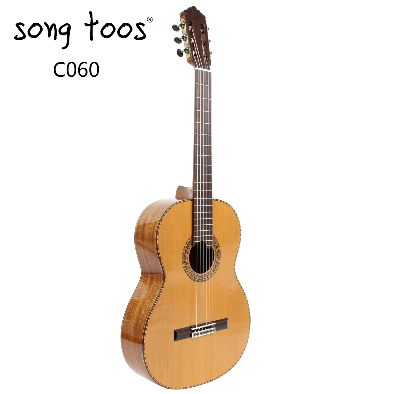 SONG TOOS Santos C060 Red Pine solid wood panel full veneer classical guitar