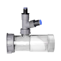 Submarine kitchen sink drain pipe accessories deodorant single and double sink sink drainage pipe three-purpose set