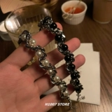 Небольшой дизайнерский браслет из нержавеющей стали в стиле хип-хоп, аксессуар, тренд сезона