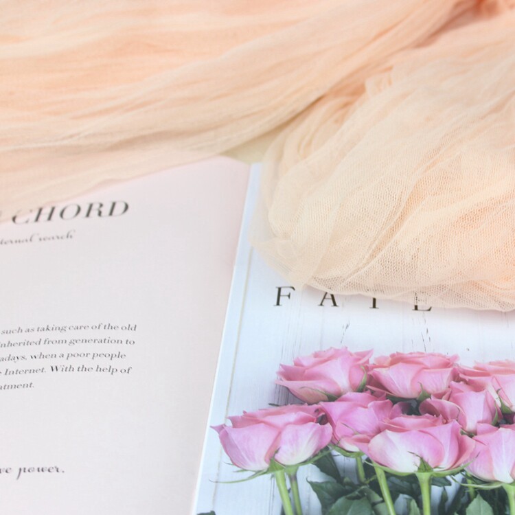 (clear cabin) ins floral web gauze floral florist photography background props textured yarn bouquet crumpled yarn packaging