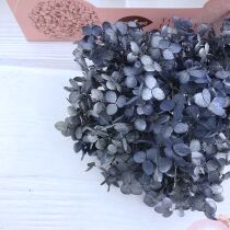 Import TOKA silver color deep blue gradient Anasu small leaf embroidered ball evergreen flower diy matching material bridal decoration 64225