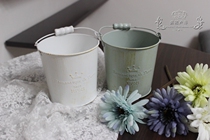 Variety of wood barrels retro style evergreen flower barrel DIY pendulum decorated with fine field garden style without floral material