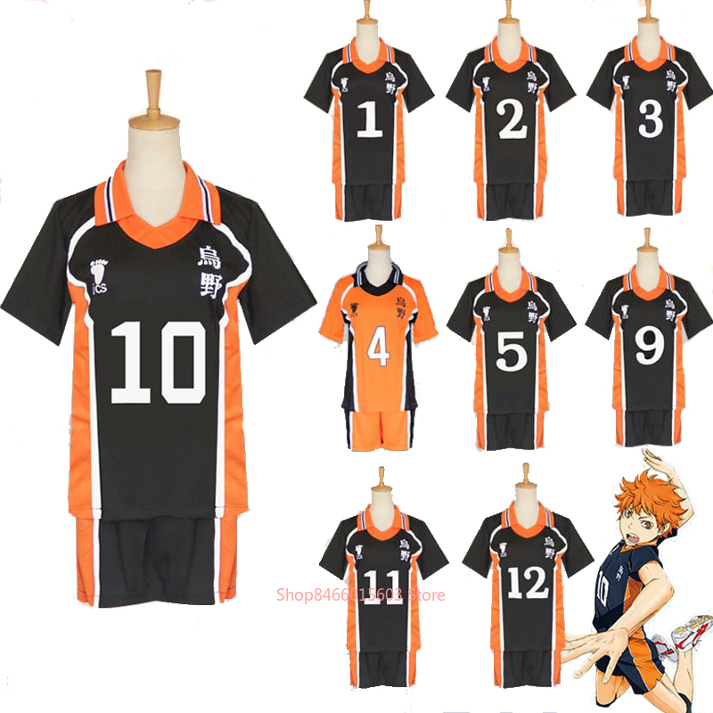 Anime Haikyuu Cosplay Costume Karasuno High School Volleybal