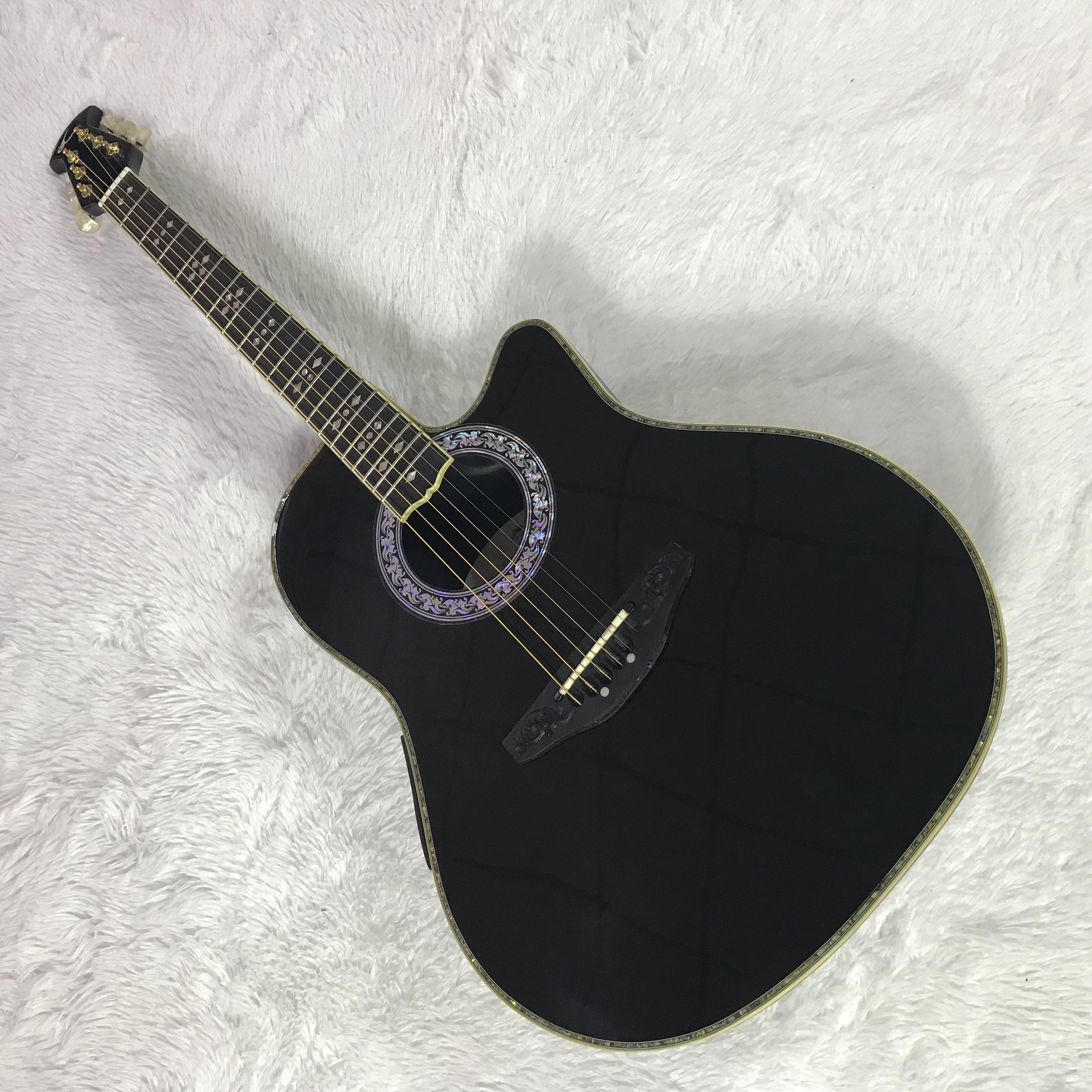 faguie veneer 41 inch Huang Jiaju folk guitar turtle back electric box wooden guitar Huang Guanzhong electric guitar