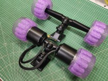 Electric skateboard direct drive motor power bridge cloud wheel power bridge double deck bridge