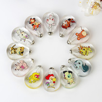 Infant fetal hair souvenir diy crystal fetal hair necklace pendant Twelve Zodiac chicken pendant Twelve Constellation pendant