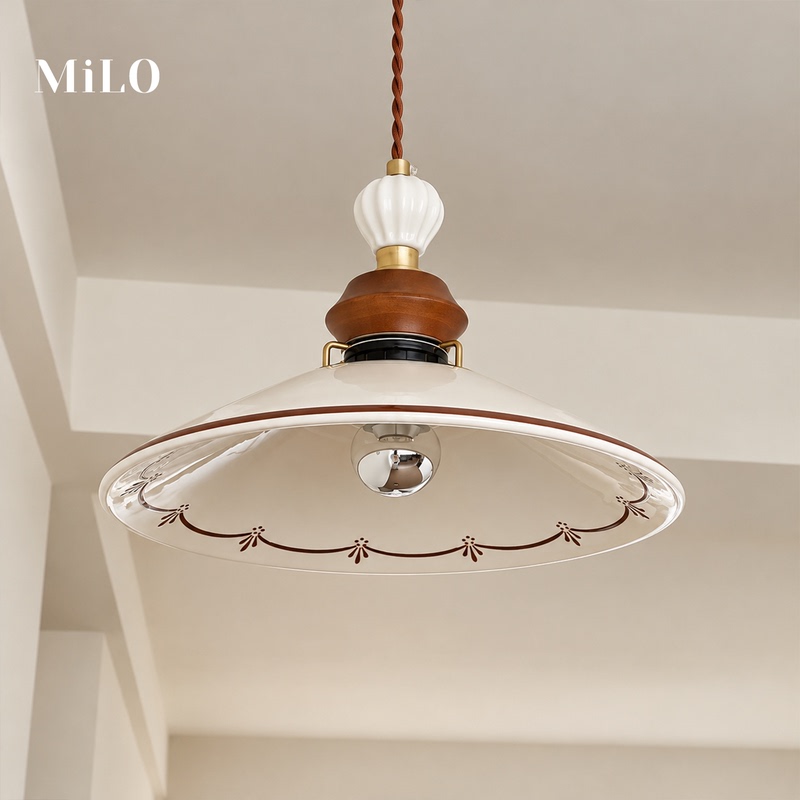 Medieval Style Bedroom Bedside Chandelier, French Retro Solid Wood Ceramic Lamp, Restaurant Bar Small Pendant Light, Gold Art Lamp Medieval Style Bedroom Bedside Chandelier, French Retro Solid Wood Ceramic Lamp, Restaurant Bar Small Pendant Light, Gold Art Lamp