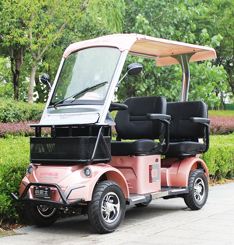Electric Car Electric Bottle Car Four Wheels Adult Scooter New Energy Car Sightseeing Car Leisure Seniors Low Speed Custom Half Seal