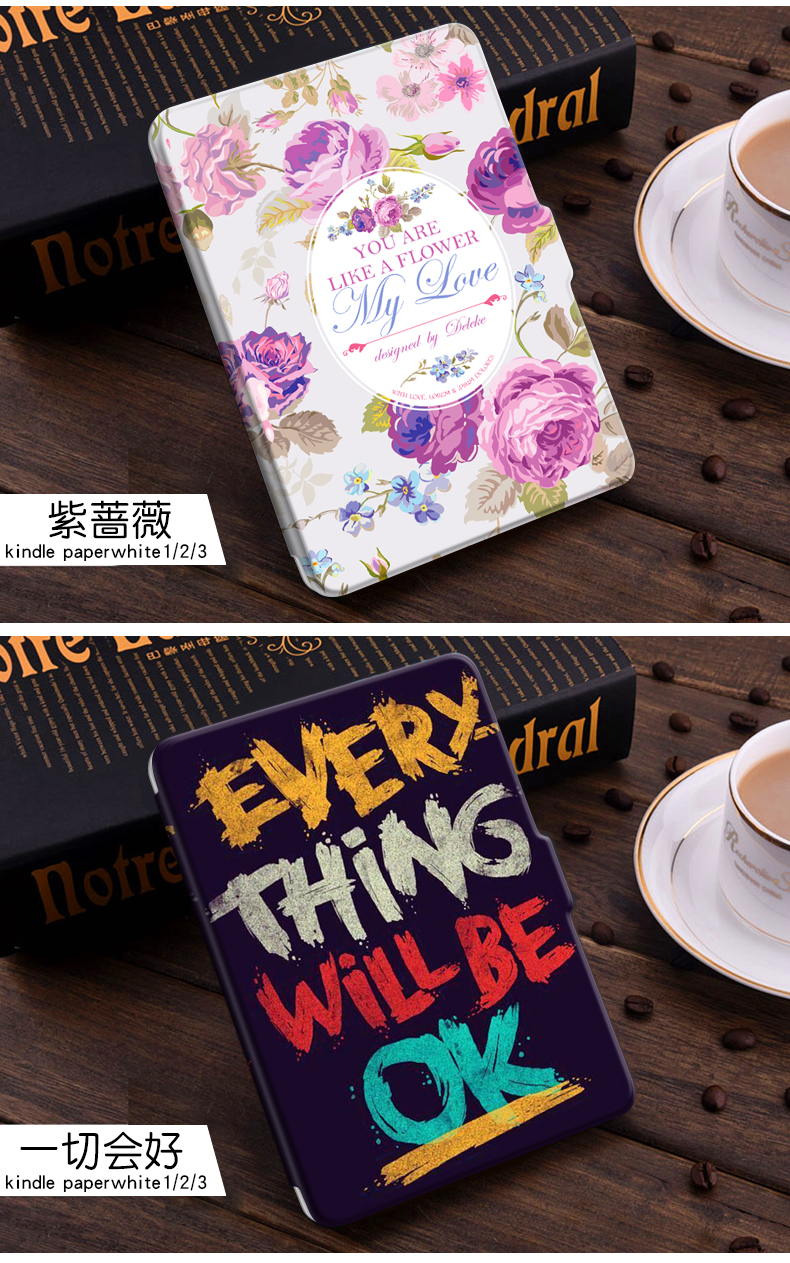 paperwhite3 kindle mỏng bảo vệ tay holster kpw3 Amazon cuốn sách điện tử 958 Ngủ trắng vỏ dễ thương - Phụ kiện sách điện tử ốp lưng ipad 2