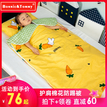 Baby childrens sleeping bag baby Spring and Autumn Autumn Winter thickened primary school students