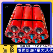 Conveyor roller roller bracket nylon buffer roller unpowered roller wear-resistant rubber roller polyurethane rubber-coated wheel