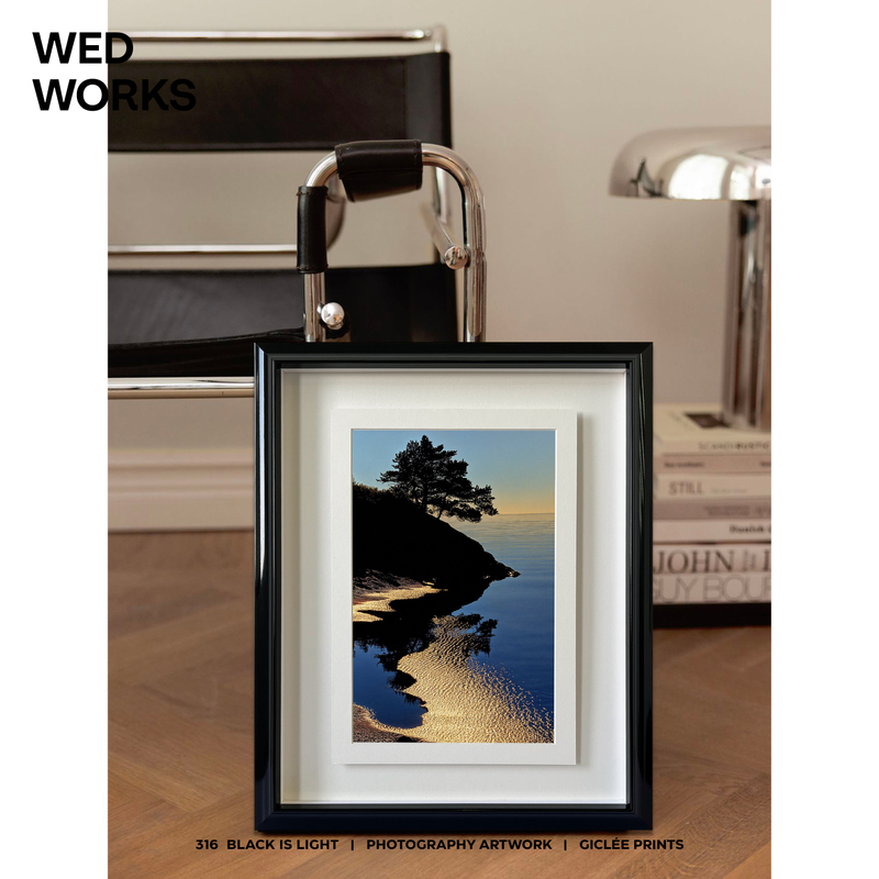 Wed Niche Original Design Art Photography Decorative Painting Vintage Bauhaus Living Room Cafe Blue Series Wall Art