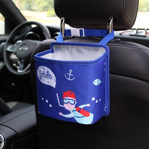 Автомобильный мусор бункер в автомобиле Используйте модную мультипликационную мультипликационную мультиплику