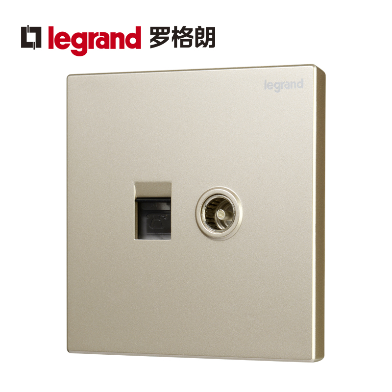 TCL Roglang Switch Socket Panel K8 See Classic Milan Golden Phone TV Voice Cable Super Signal